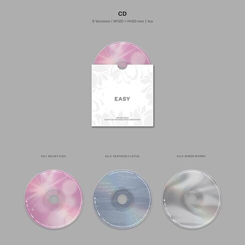 LE SSERAFIM - 3rd Mini Album EASY Photobook Ver. - Vol.2 FEATHERLY LOTUS Outer Box + Booklet Photocard + Postcard + Sticker + Folding Poster + Lyric Book + 2 Pin Badges + 4 Extra Photocards in Saudi Arabia