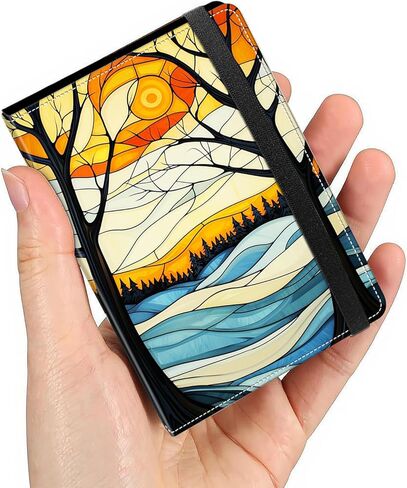 ألبوم صور صغير بسعة 2x3,60 صورة، غطاء من جلد البولي يوريثان مع شريط مطاطي، صفحات PP مقاومة للماء عالية الوضوح لتسجيل الأسرة والذكرى السنوية لزواج الطفل، طباعة جلد الفهد البني in Kuwait