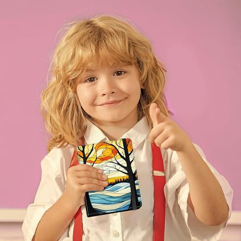 ألبوم صور صغير بسعة 2x3,60 صورة، غطاء من جلد البولي يوريثان مع شريط مطاطي، صفحات PP مقاومة للماء عالية الوضوح لتسجيل الأسرة والذكرى السنوية لزواج الطفل، طباعة جلد الفهد البني in Kuwait