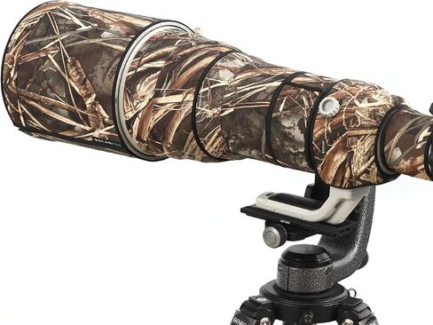 ROLANPRO Camouflage Lens Cover for Canon RF 1200mm F8 L is USM Lens Protective Sleeve Case Raincover-#21 Snow camo Waterproof in Saudi Arabia