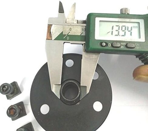 ROTARY TABLE 3"/80 MM WITH ER16 COLLET ADAPTOR, M6 CLAMP KIT, ROUND VICE, TAILSTOCK & A CHUCK WITH BACK PLATE & FIXING TNUTS ((WITH 70 MM 4 JAW INDEPENDENT CHUCK)) in Saudi Arabia