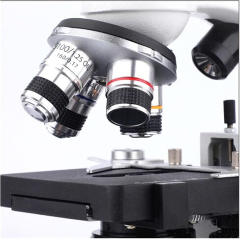 Microscope Binocular Microscope for Adults and Kids Professional Compound Microscopes 360° Rotating Tube and LED Lighting Microscopes in Kuwait