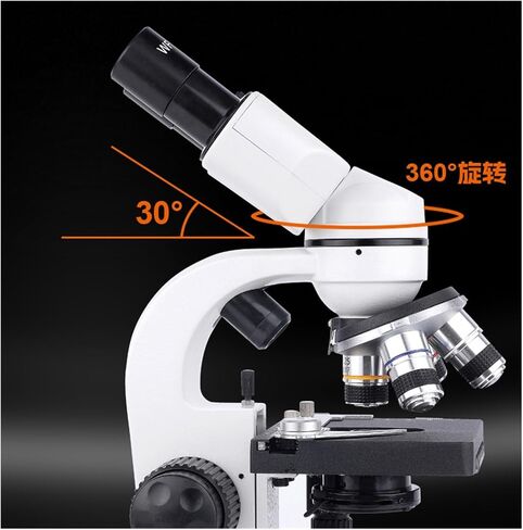 Microscope Binocular Microscope for Adults and Kids Professional Compound Microscopes 360° Rotating Tube and LED Lighting Microscopes in Kuwait