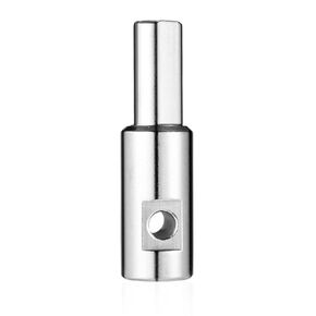 Ice Auger Drill Bit Adapter, Stainless Steel Ice Auger Drill Attachment Fit for 1/2 inch/ 1.27 cm & 1/4 inch/0.64 cm Holes Winter Fishing Tool Compatible with Strikemaster, Eskimo, etc in Kuwait