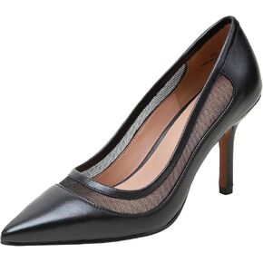 Linea Paolo - Perline - Womens Mixed Media Mesh Leather and Velvet Stiletto Pumps in Saudi Arabia