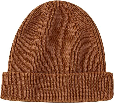 Hadetoto Cotton Baby Beanie Toddler Winter Hat Knit Boys Girls Warm Kids Beanies Skull Cap for 0-8 Years in Kuwait