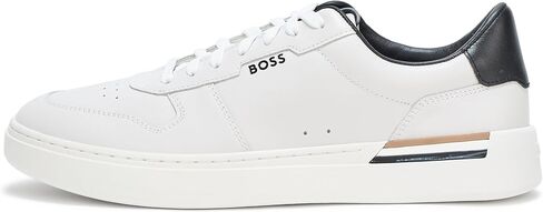 حذاء رياضي جلدي نسائي من BOSS Clint ذو مظهر منخفض in Kuwait