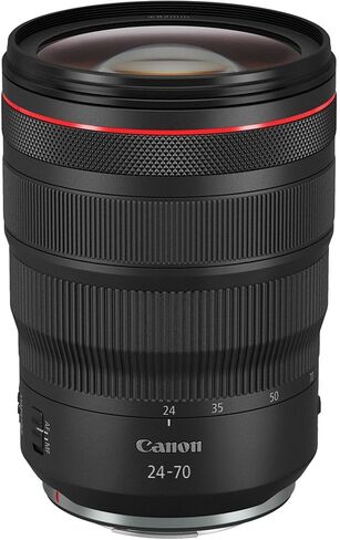 Canon RF 24-70mm f/2.8 L is USM Lens Bundle with 82mm Filter Set + Cap Keeper + Microfiber Cleaning Cloth (4 Items) in Saudi Arabia
