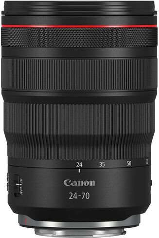 Canon RF 24-70mm f/2.8 L is USM Lens Bundle with 82mm Filter Set + Cap Keeper + Microfiber Cleaning Cloth (4 Items) in Saudi Arabia