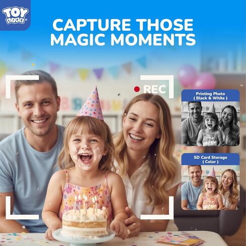 Instant Print Camera for Kids,2.4 Inch Screen Kids Instant Cameras, Christmas Birthday Gifts for Girls Age 3-12, Portable Toddler Toy for 3 4 5 6 7 8 9 10 Year Old Girls Boys Teal in Saudi Arabia