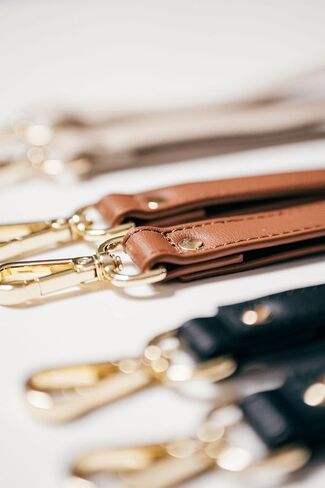 YUUMA Stroller Straps, Set of 2 Vegan Leather Straps, Suitable for All Strollers (Cinnamon) in Saudi Arabia