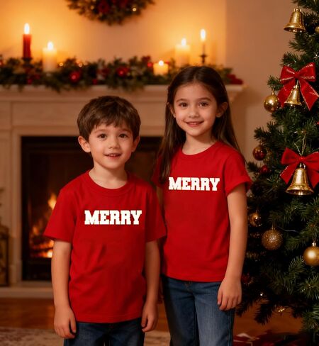 Christmas Shirts Boys Girls Christmas Tree T Shirt Toddler Christmas Graphic Tees Holiday Short Sleeve Tops in Saudi Arabia