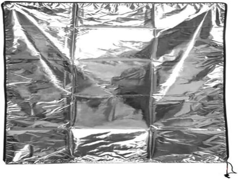 غطاء تلسكوبي واقٍ مقاوم للماء والغبار والرياح مع مادة أكسفورد 420D المتينة وطلاء مطلي بالفضة مقاوم لأشعة الشمس مناسب للاستخدام الخارجي (120 * 160 سم) in Saudi Arabia
