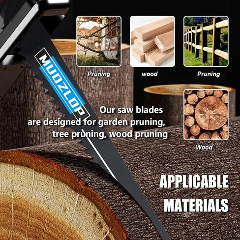 5 Pack 9 inch Reciprocating Saw Blades Set,6TPI High Carbon Saw Blades, Woodcutting Saw Blades with Organizer Case (6TPI/225mm,5pcs) in Kuwait