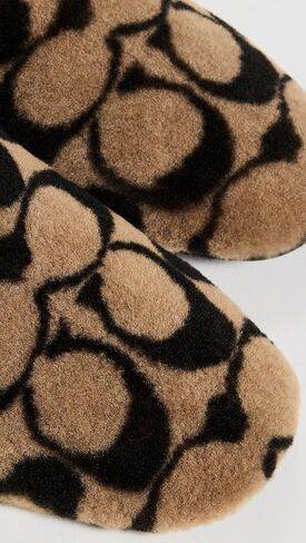 Coach Women's Slipper in Signature Shearling in Saudi Arabia