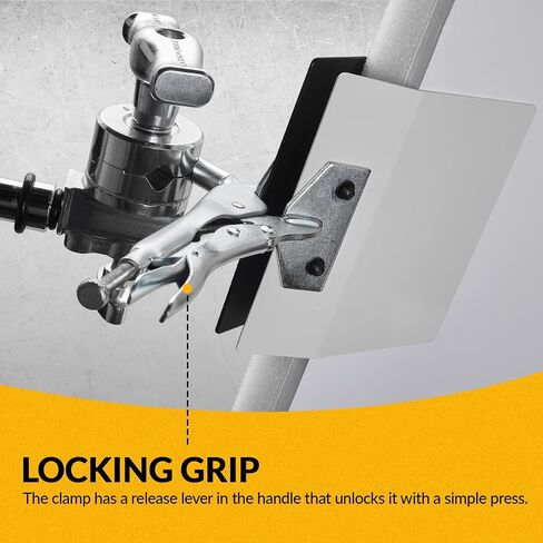 Flashpoint Duckbill Style Plate Clamp, Black/White in Saudi Arabia