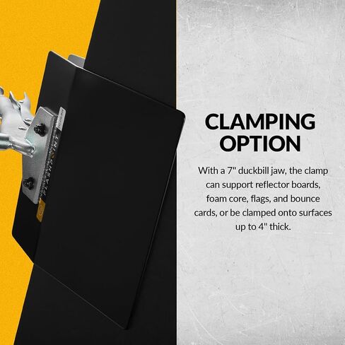 Flashpoint Duckbill Style Plate Clamp, Black/White in Saudi Arabia