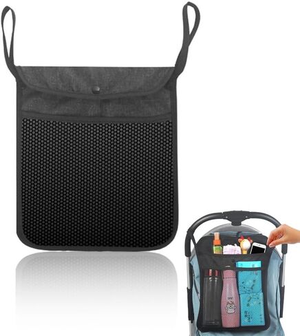 Universal Stroller Organizer, Shopping Net Bag for Baby Prams, Durable & Spacious Storage Accessory for Parents on the Go in Saudi Arabia