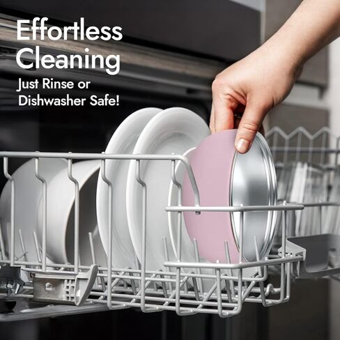 أوعية من الفولاذ المقاوم للصدأ مع أكمام سيليكون ناعمة قابلة للإزالة | خالية من البيسفينول أ، وغير سامة، وغير قابلة للانزلاق، وتبقى ثابتة | مثالي للأطفال والأطفال الصغار والرضع | مثالية للحبوب والوجبات الخفيفة والوجبات | 4 عبوات in Kuwait