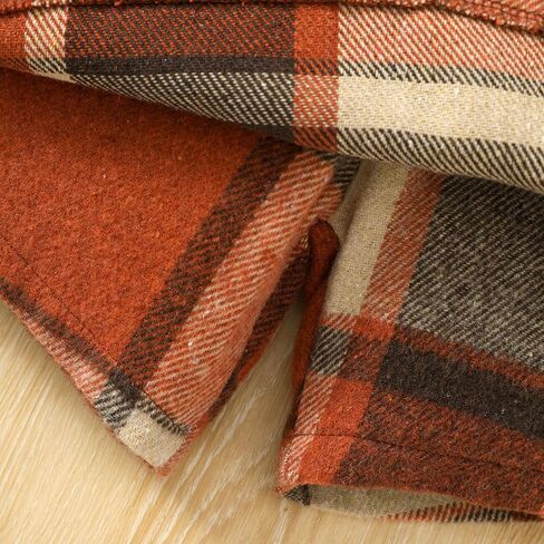 Toddler Girl Plaid Outfits Fall Winter Clothes Girls Knit Ribbed Shirt Tops Plaid Skort Holiday Picture Day Outfit in Saudi Arabia