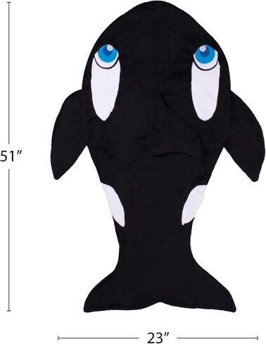 Fin Fun Wearable Hooded Blanket for Kids - Kids Wearable Blanket Hoodie - For Boys & Girls in Saudi Arabia