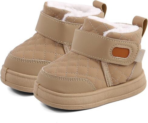 Toddler Snow Boots Boys Girls Waterproof Winter Outdoor Shoes Warm Faux Fur Ankle Booties with Slip Resistant Sole in Saudi Arabia