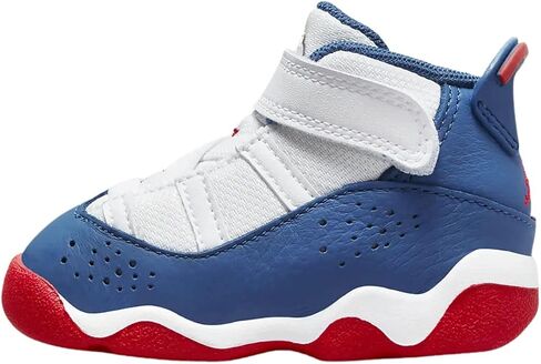 Jordan Baby Boy's 6 Rings (Infant/Toddler) White/True Blue/University Red 8 Toddler M in Saudi Arabia