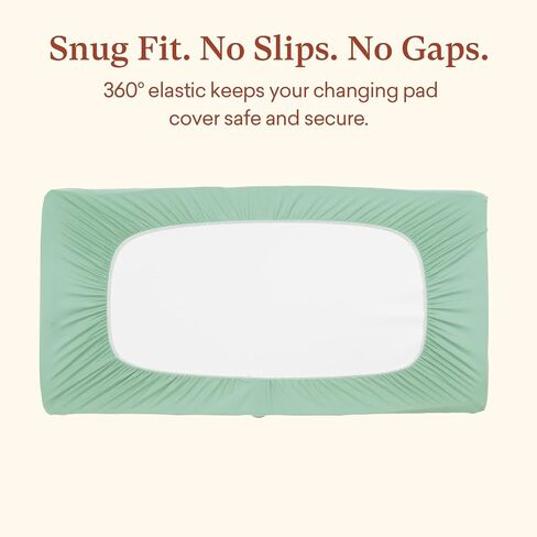 Quilted Changing Table Cover (2-Pack) Fitted Diaper Changing Pad Cover, Soft Breathable Ideal for Boys Girls (2-Pack) in Saudi Arabia