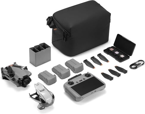 مجموعة DJI Mini 5 Pro Fly More مع وحدة تحكم DJI RC 2 (مع شاشة)، طائرة بدون طيار قابلة للطي مع كاميرا، CMOS 1 بوصة، طائرة بدون طيار 4K للمبتدئين مع استشعار العوائق متعدد الاتجاهات، ActiveTrack 360 درجة، دوران انحراف 225 درجة، حزمة 3 بطاريات in Saudi Arabia