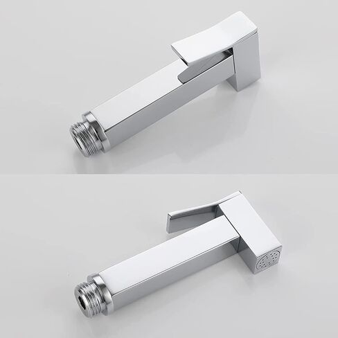 طقم بخاخ محمول للمرحاض، مجموعة بخاخ حفاضات قماشية للحمام من النحاس الكروم مع ماء بارد وساخن، طقم بخاخ مرحاض مثبت على الحائط لاستحمام الحيوانات الأليفة، خرطوم من الفولاذ المقاوم للصدأ in Kuwait