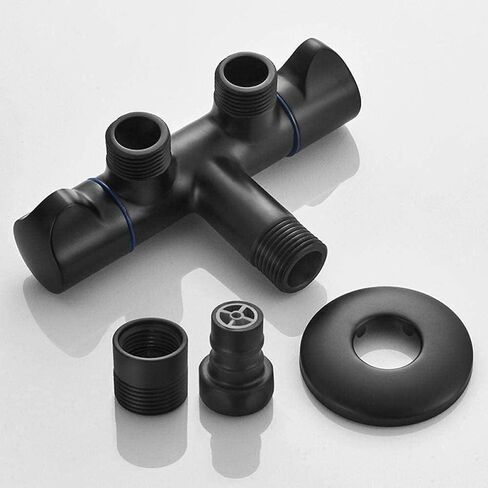 مجموعة البخاخ، مجموعة دش المرحاض، ذات الاستخدام المزدوج، مخرج مزدوج، صنبور الغسالة، بخاخ أسود، طقم بخاخ المرحاض مع حامل خرطوم in Kuwait