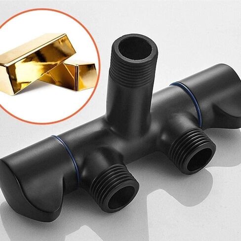 مجموعة البخاخ، مجموعة دش المرحاض، ذات الاستخدام المزدوج، مخرج مزدوج، صنبور الغسالة، بخاخ أسود، طقم بخاخ المرحاض مع حامل خرطوم in Kuwait