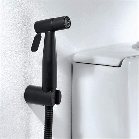 ToiletSprayer Premium Black Stainless Steel Bathroom HandheldToilet Sprayer - Shattaf Sprayer Best Used for Personal Hygiene and Potty Toilet Spray - Perfec in Kuwait
