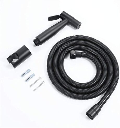 ToiletSprayer Premium Black Stainless Steel Bathroom HandheldToilet Sprayer - Shattaf Sprayer Best Used for Personal Hygiene and Potty Toilet Spray - Perfec in Kuwait