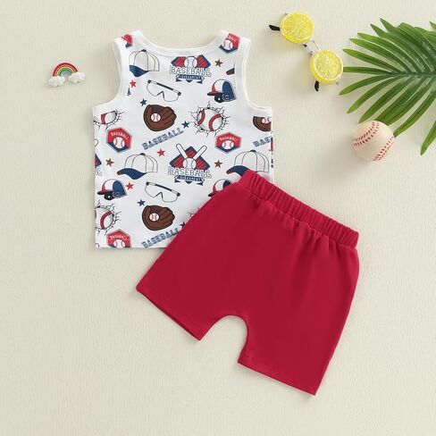 One opening 6M-4T Baby Boy Shorts Set Holiday Outfit Coco Tree Sleeveless T Shirt Tees Tank Tops Shorts Kids Summer Clothes in Saudi Arabia