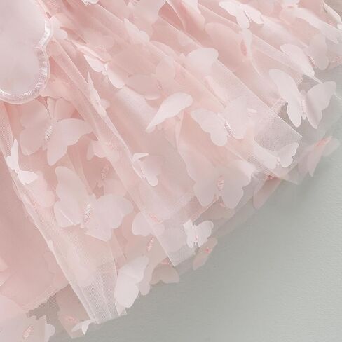 Toddler Baby Girl Butterfly Wings Green Fairy Dress Sleeveless A-line Princess Party Birthday Tulle Dresses in Saudi Arabia