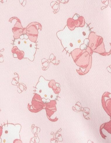 Hello Kitty Girls بلوفر صوف منسدل الكتف وتنورة للأطفال الصغار إلى مقاسات الأطفال الكبار (2T - 10-12) in Kuwait