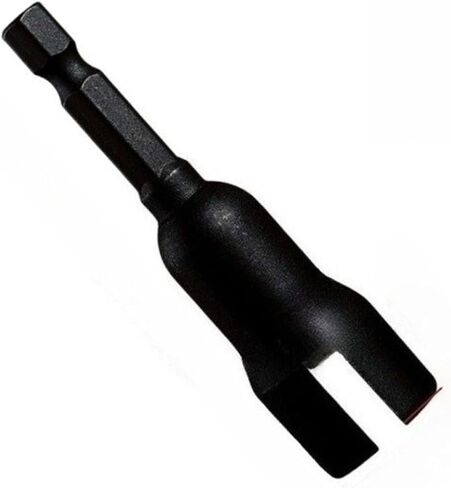 2-Piece Wing Nut Drill Bit Set, Slot Wing Nuts Drill Bit Socket, 1/4" Hex Shank for Panel Nuts, Screws & Bolts（Black） in Saudi Arabia