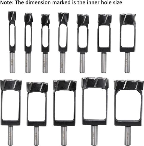Wood Plug Hole Cutter Tenon Dowel and Plug Carbon Steel Drill Bits for Woodworking Furniture Making Carpentry Tool 12mm in Saudi Arabia