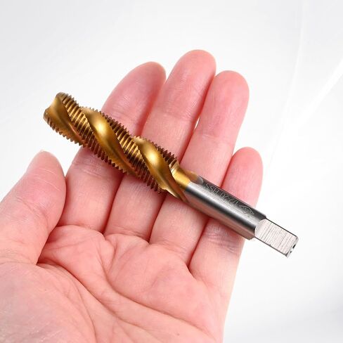 2-حزمة 5/32-32 UNC لولبية فلوت الصنبور، HSS التيتانيوم المغلفة اليد اليمنى خيوط المسمار الحنفية للحفر / آلات الطحن / أدوات آلة CNC، أداة التنصت in Kuwait