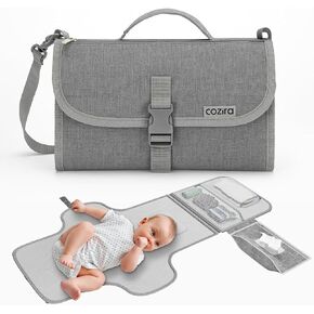 Portable Changing Pad – Waterproof Foldable Diaper Changing Pad with Wipes Pocket, Soft Travel Changing Mat for Baby, Compact & Easy to Clean Newborn Gift in Saudi Arabia