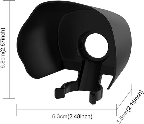 for DJI OSMO Pocket 3 Sunshade Lens Protective Cover Hood (Black) in Saudi Arabia
