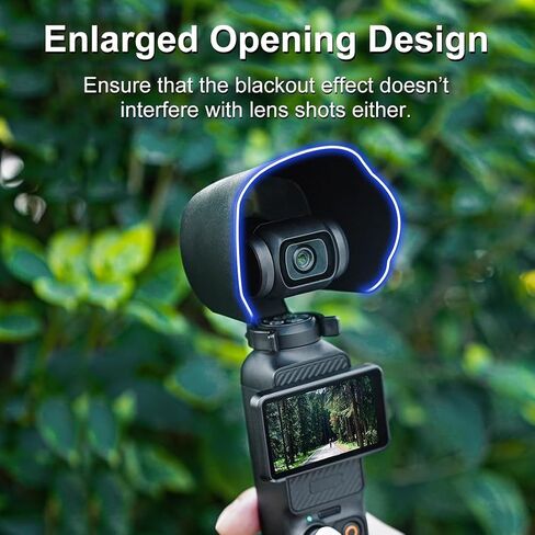 for DJI OSMO Pocket 3 Sunshade Lens Protective Cover Hood (Black) in Saudi Arabia