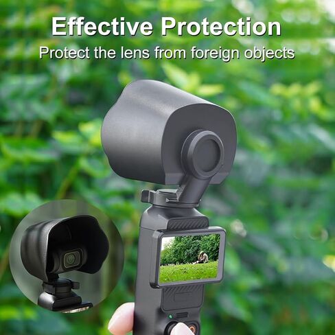for DJI OSMO Pocket 3 Sunshade Lens Protective Cover Hood (Black) in Saudi Arabia