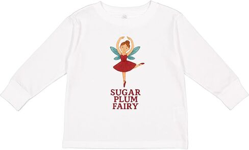 inktastic Sugar Plum Fairy Ballet Dancer Toddler Long Sleeve T-Shirt in Saudi Arabia