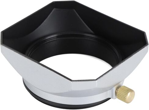 Dpofirs 52mm Lens Hood, Portable Matte Interior Sunshade Metal Hood for 52mm Camera in Saudi Arabia