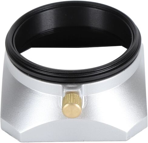 Dpofirs 52mm Lens Hood, Portable Matte Interior Sunshade Metal Hood for 52mm Camera in Saudi Arabia