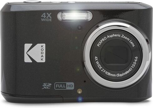 كاميرا رقمية KODAK PIXPRO Friendly Zoom FZ45-BL بدقة 16 ميجابكسل مع تكبير بصري 4X وزاوية واسعة 27 مم وشاشة LCD 2.7 بوصة (أزرق) in Kuwait