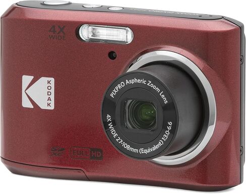 كاميرا رقمية KODAK PIXPRO Friendly Zoom FZ45-BL بدقة 16 ميجابكسل مع تكبير بصري 4X وزاوية واسعة 27 مم وشاشة LCD 2.7 بوصة (أزرق) in Saudi Arabia