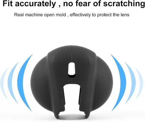 for Insta360 X4 / X5 Silicone Protective Lens Cover (Black) in Saudi Arabia